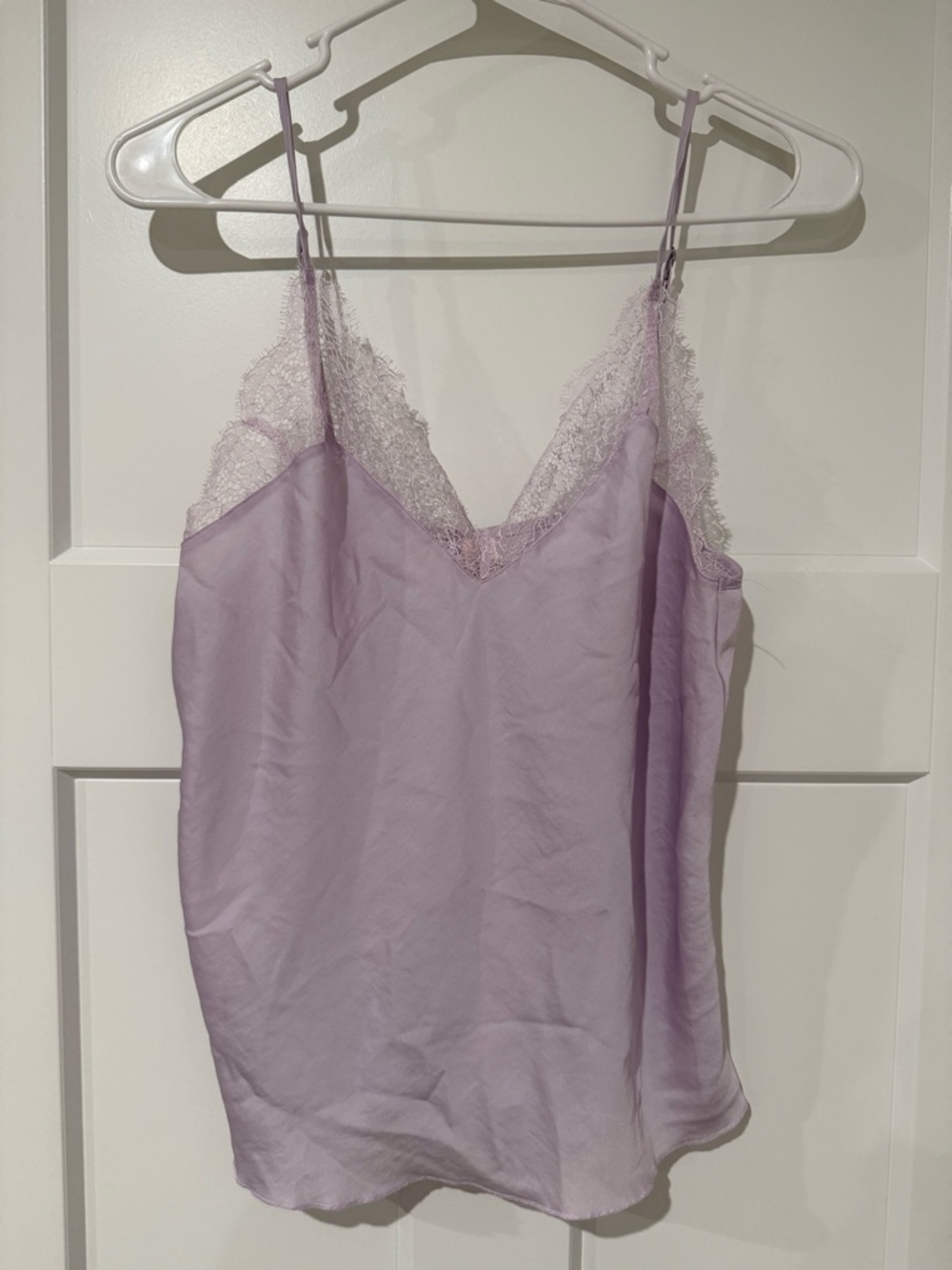 Lilac Lace Trim Cami